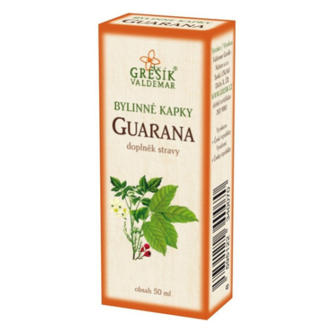 Doplňky stravy s guaranou