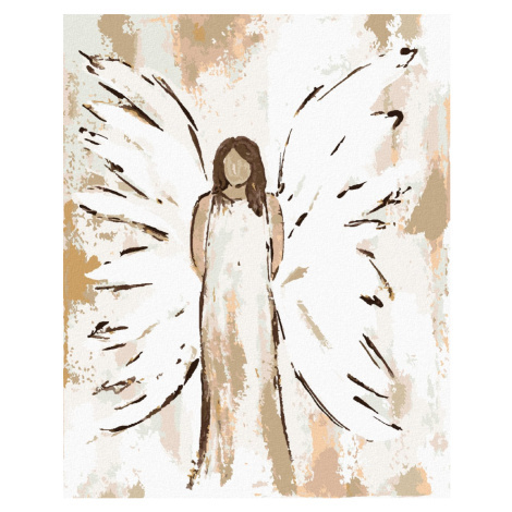 Malování podle čísel s motivem anděla