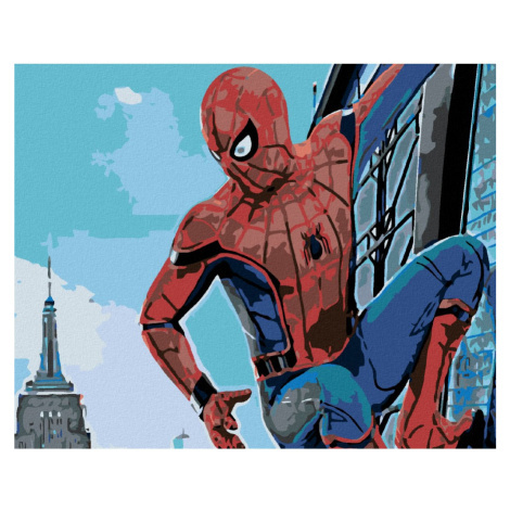 Malování podle čísel s motivem Spiderman