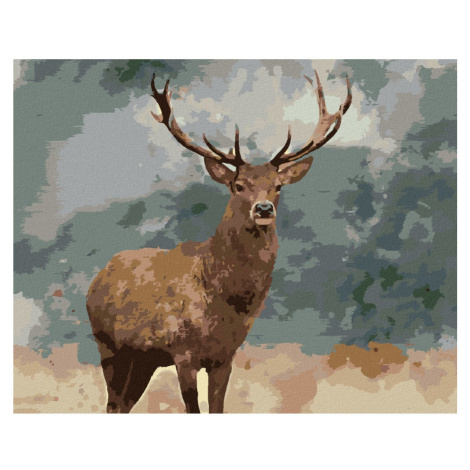 Malování podle čísel s motivem jelena
