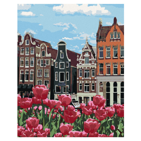 Malování podle čísel s motivem Amsterdamu