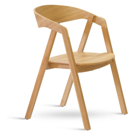 Dřevěné jídelní židle s područkami