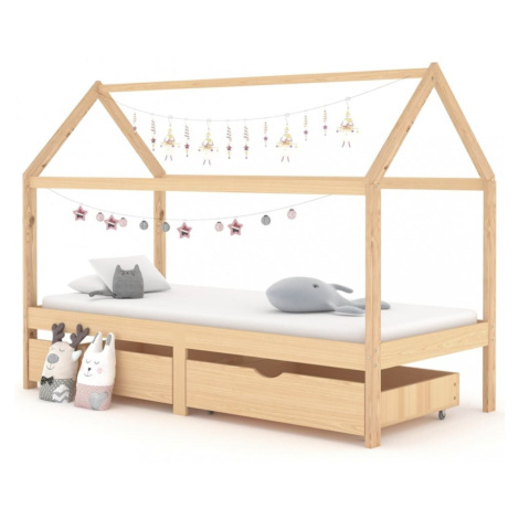 Levné dětské dřevěné postele